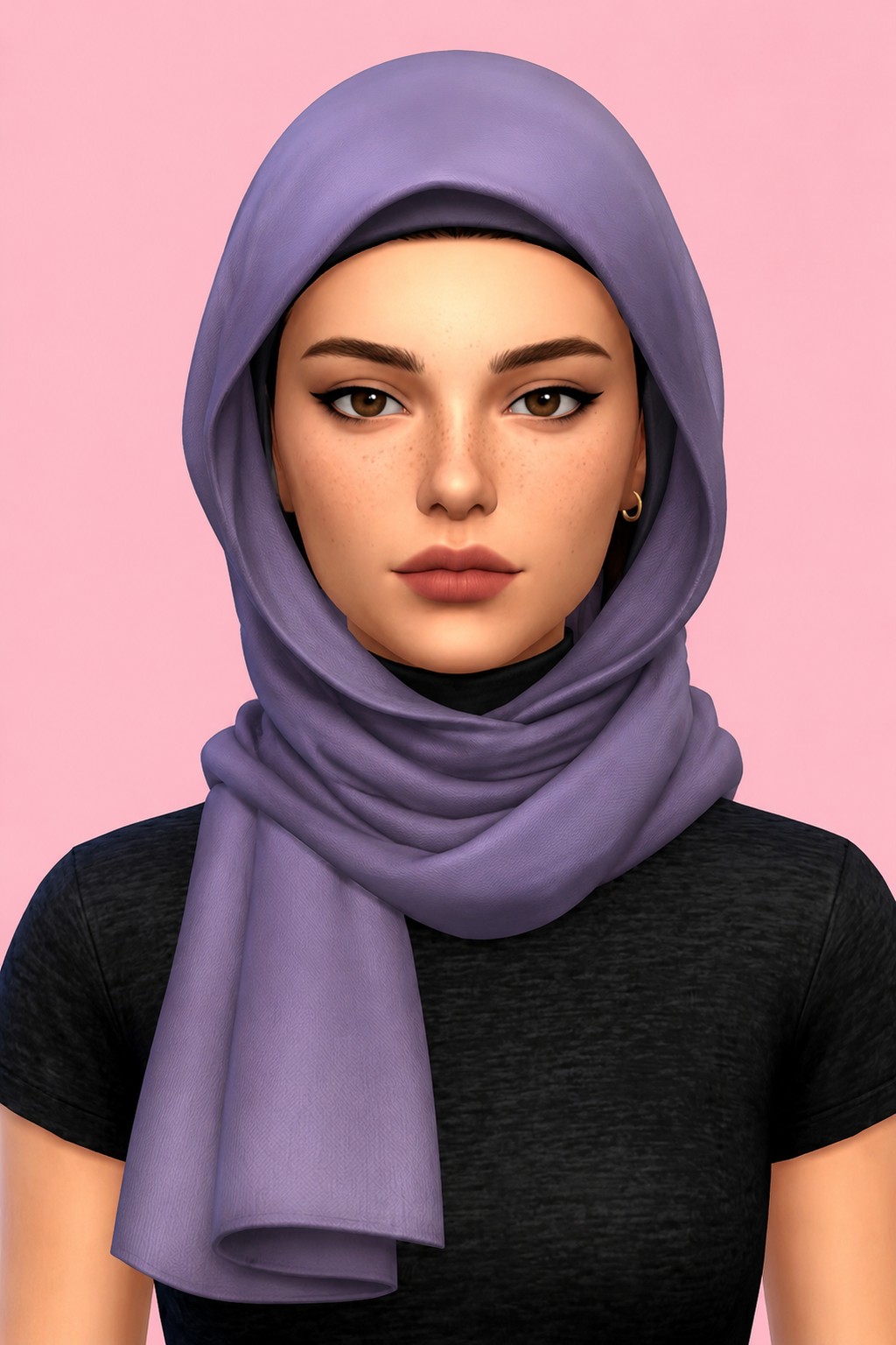 Andin Hijab custom content (CC) for Sims 4 by marsmerizingsims