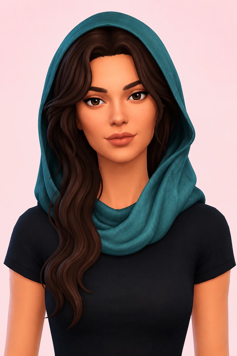Keia Hair custom content (CC) for Sims 4 by marsmerizingsims