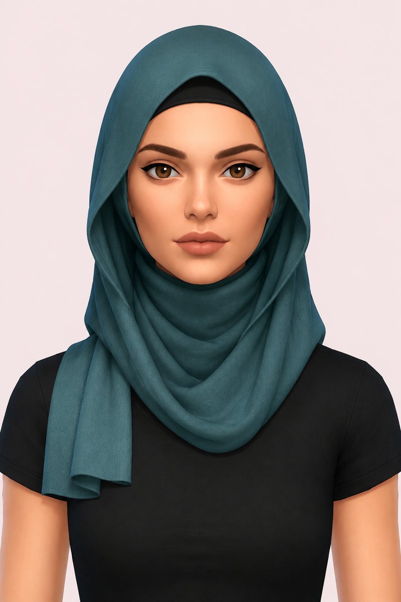 Laikha Hijab custom content (CC) for Sims 4 by marsmerizingsims