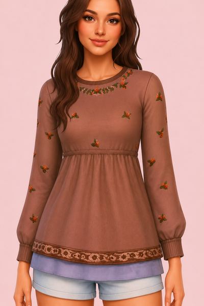 Gemini Puffy Tunic custom content (CC) for Sims 4 by marsmerizingsims
