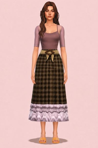 Phoebe Dress custom content (CC) for Sims 4 by marsmerizingsims