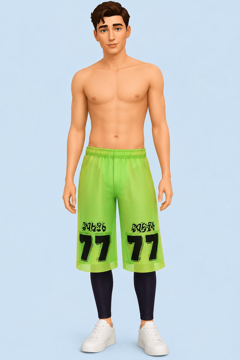 Akio Shorts custom content (CC) for Sims 4 by marsmerizingsims