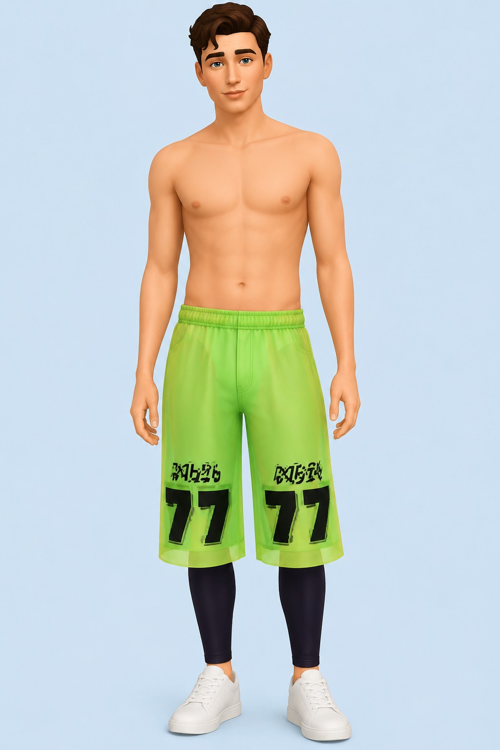Akio Shorts custom content (CC) for Sims 4 by marsmerizingsims
