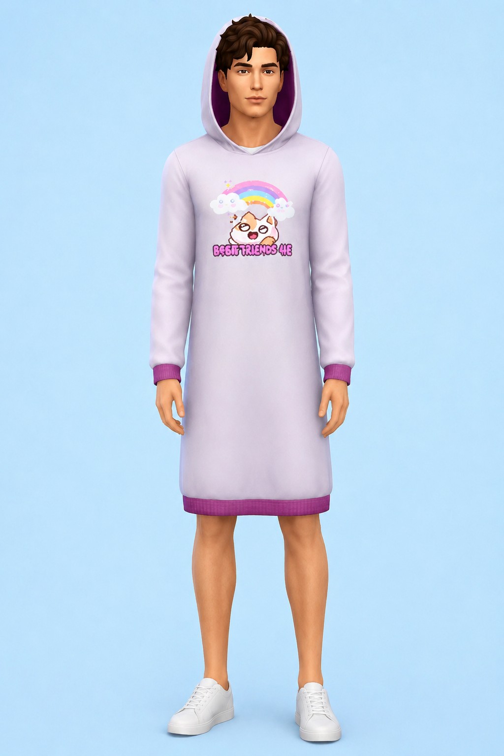 Yoshi Oversize Jumper custom content (CC) for Sims 4 by marsmerizingsims