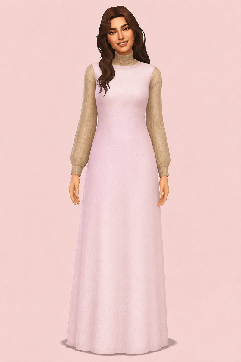Eden Contemporer Abaya custom content (CC) for Sims 4 by marsmerizingsims