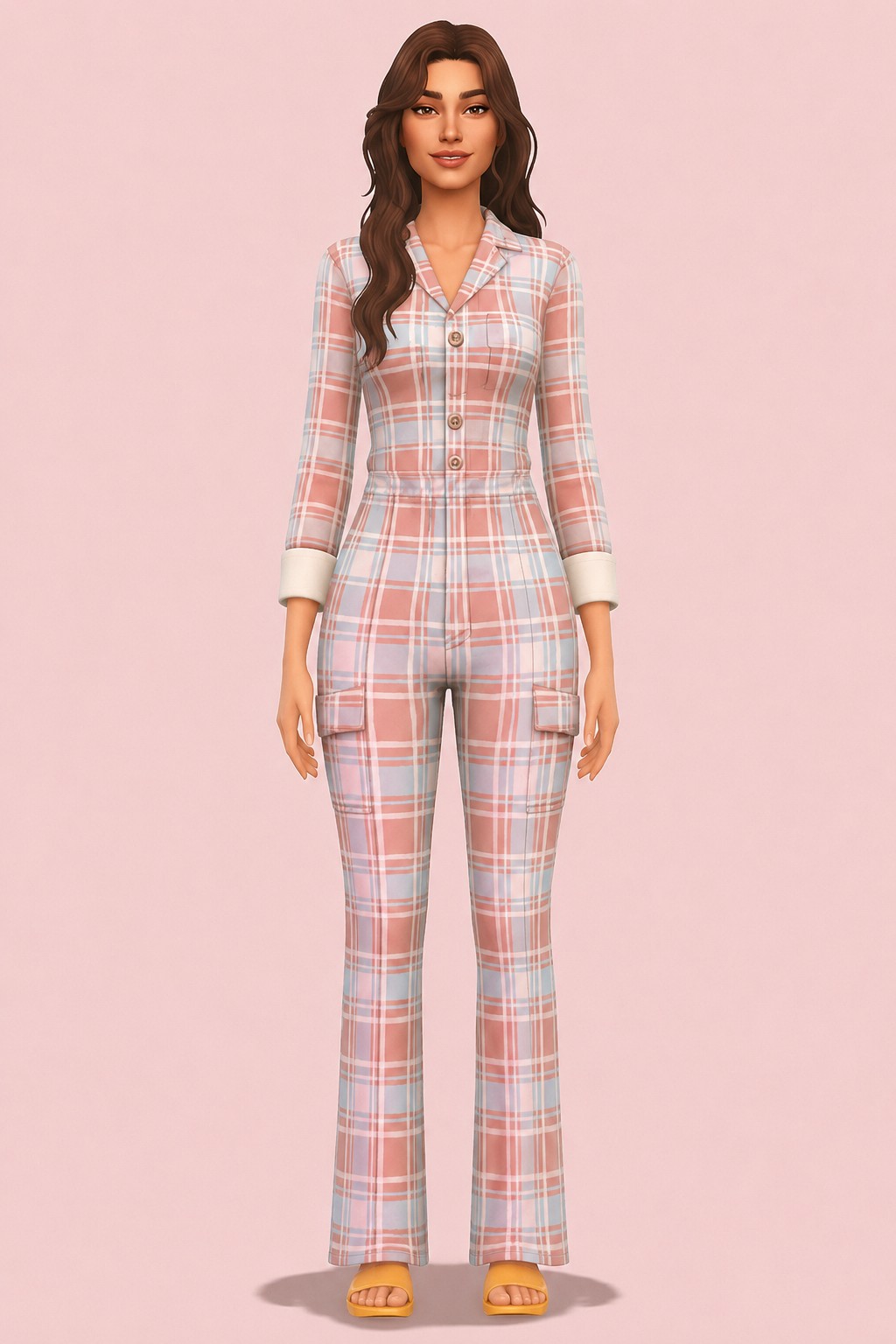 Margot Jumpsuit custom content (CC) for Sims 4 by marsmerizingsims