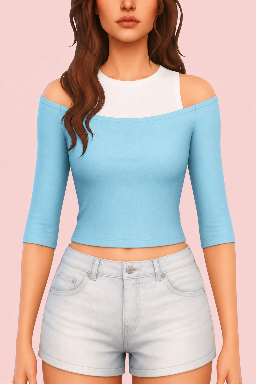The Basic Ciara custom content (CC) for Sims 4 by marsmerizingsims