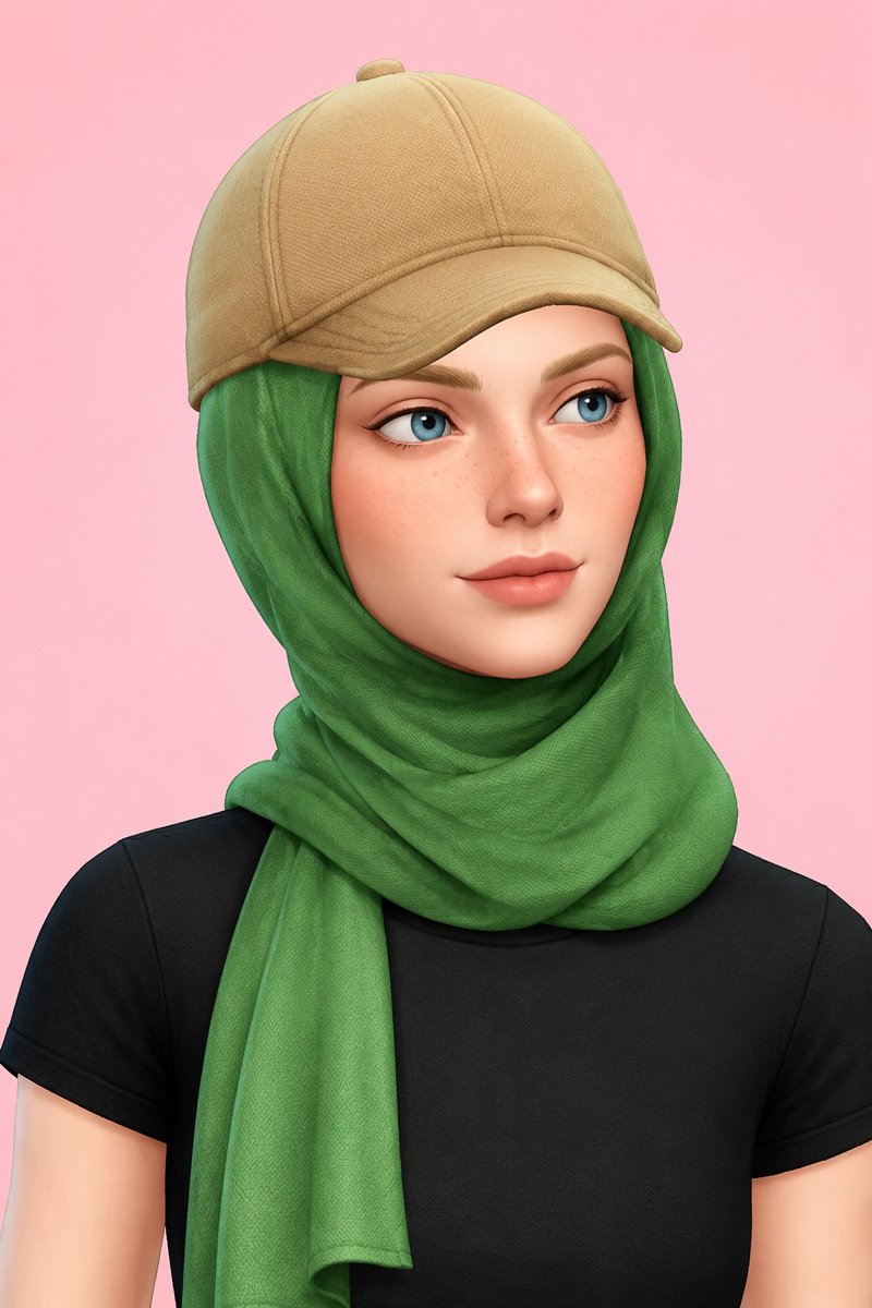 Mila Hijab 40 custom content (CC) for Sims 4 by marsmerizingsims