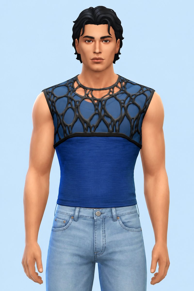 Huntsman Top custom content (CC) for Sims 4 by marsmerizingsims