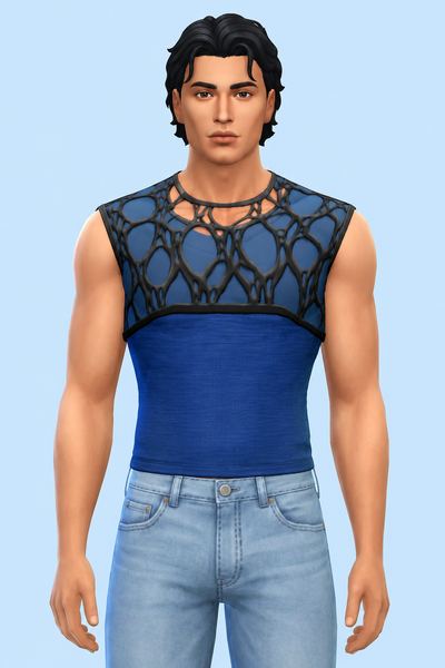 Huntsman Top custom content (CC) for Sims 4 by marsmerizingsims