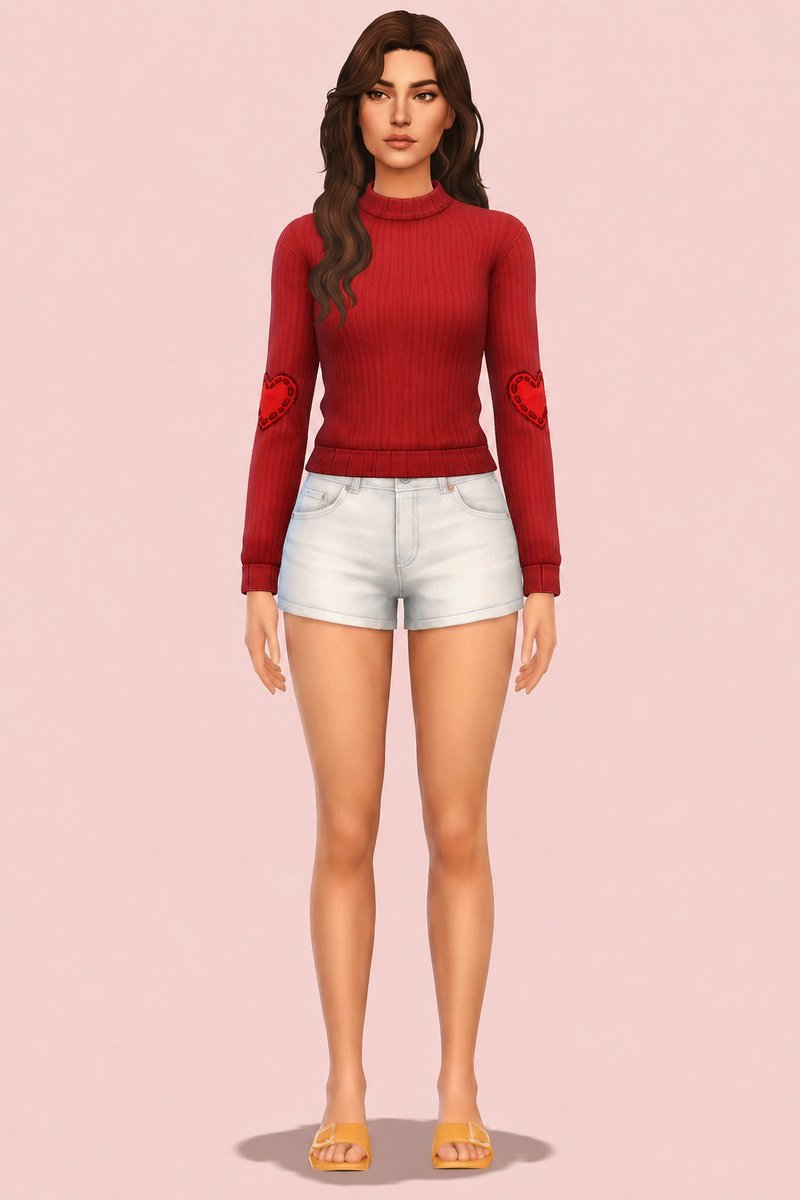 Riley Sweater custom content (CC) for Sims 4 by marsmerizingsims