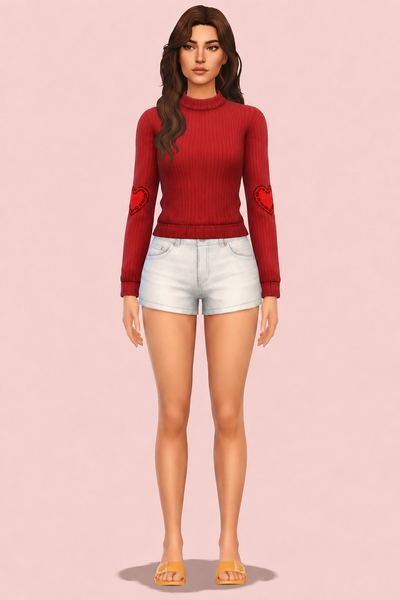 Riley Sweater custom content (CC) for Sims 4 by marsmerizingsims