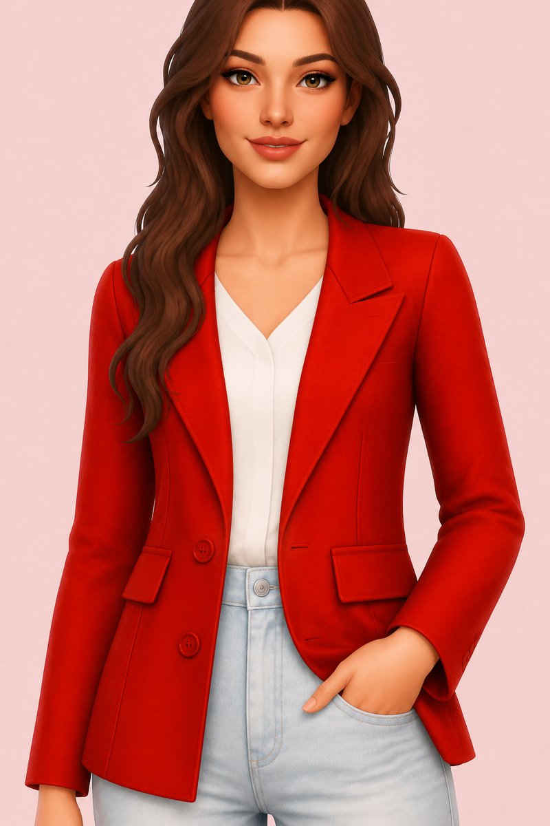 Theodora Blazer custom content (CC) for Sims 4 by marsmerizingsims