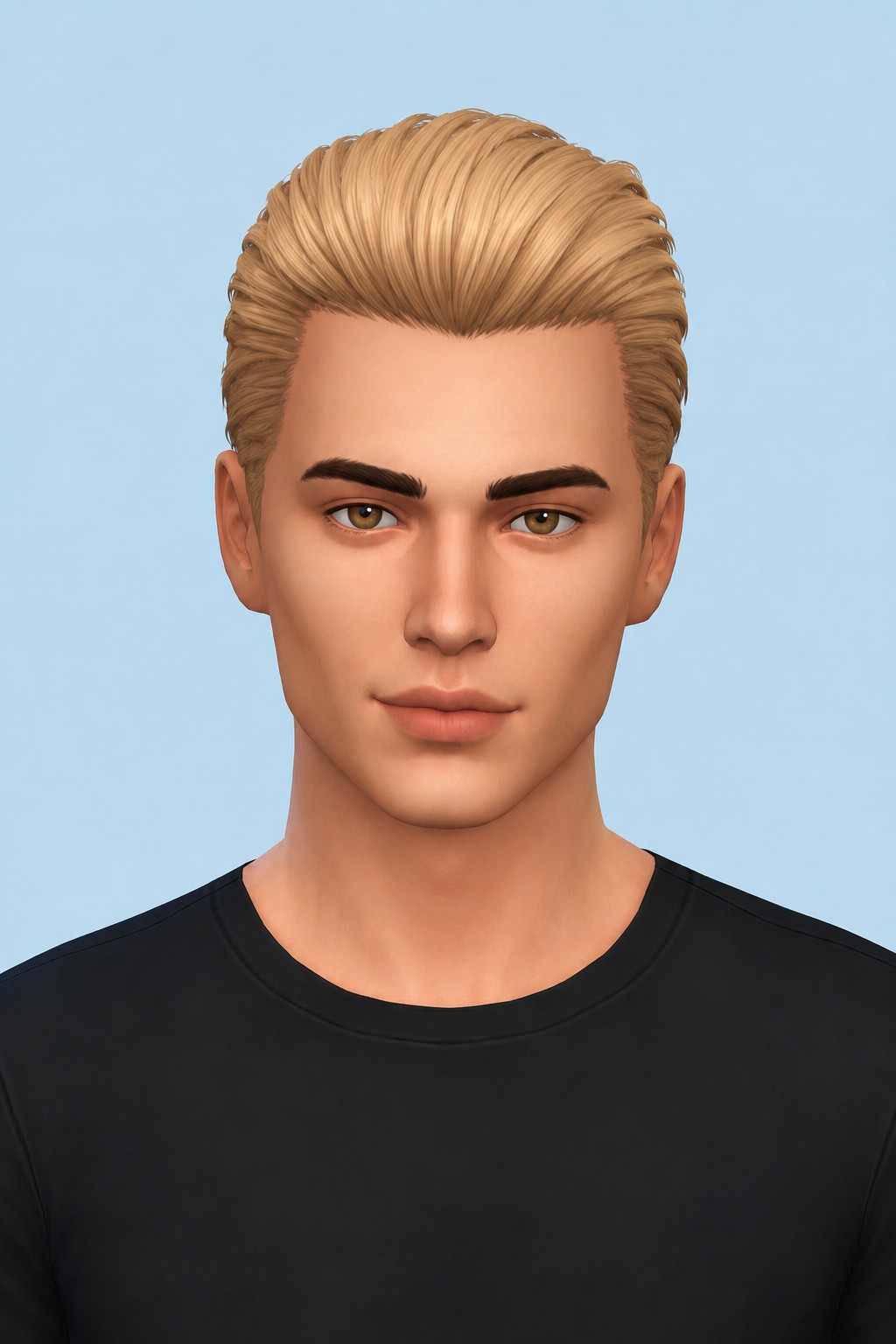 Albert Wesker Hair custom content (CC) for Sims 4 by johnnysims