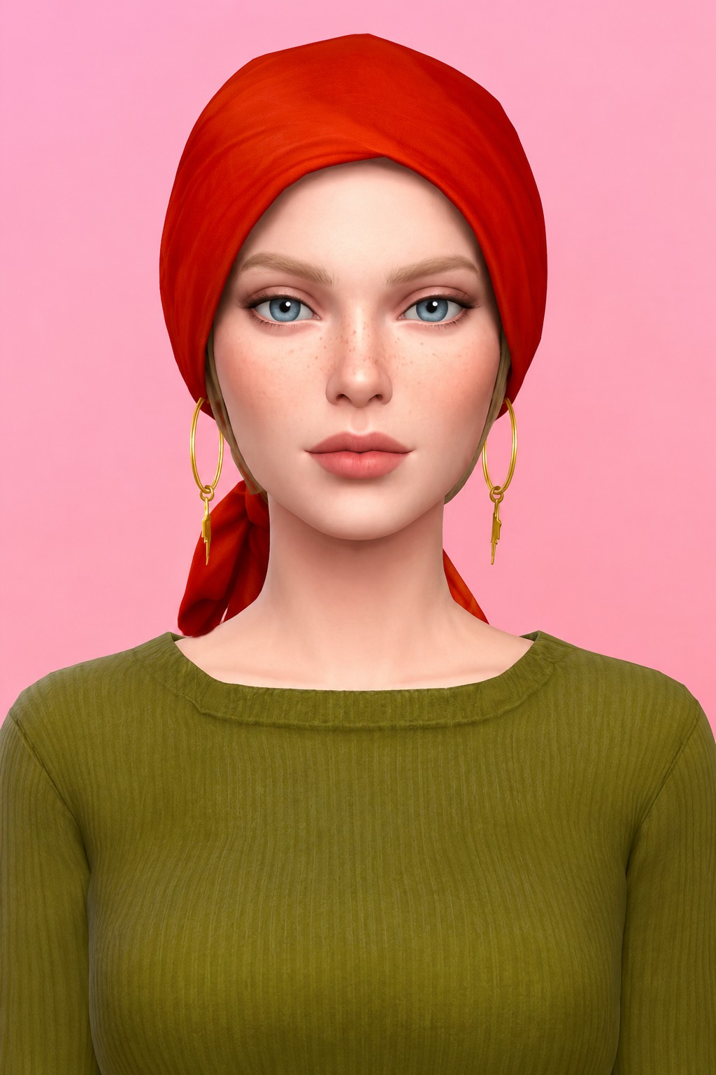 Malina Headwrap Hijab custom content (CC) for Sims 4 by marsmerizingsims