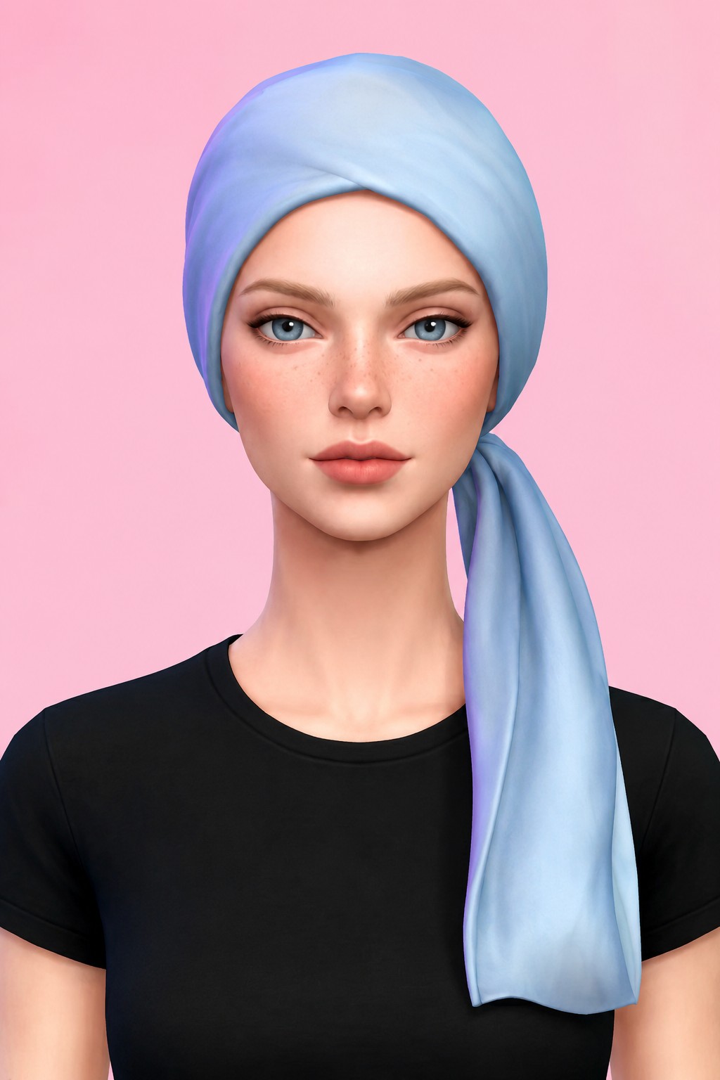 Naura Tied Turban custom content (CC) for Sims 4 by marsmerizingsims