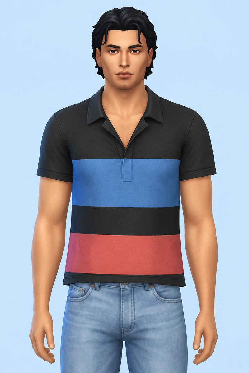 Joey Double Trouble T-Shirt custom content (CC) for Sims 4 by marsmerizingsims