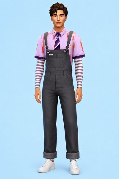 Jynx Frog Pants Outfit custom content (CC) for Sims 4 by marsmerizingsims