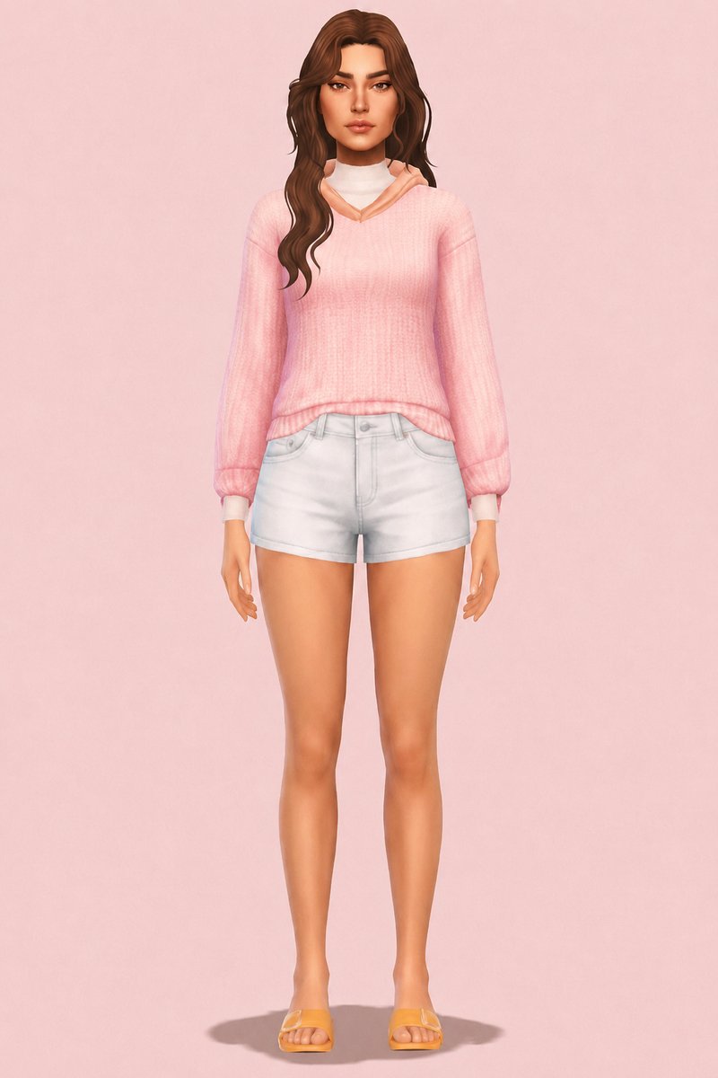 Sinead Mix Wool Jumper custom content (CC) for Sims 4 by marsmerizingsims
