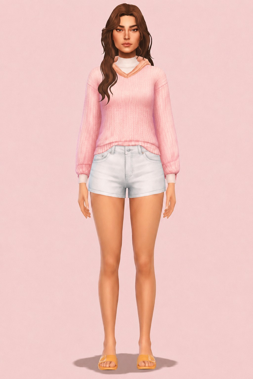 Sinead Mix Wool Jumper custom content (CC) for Sims 4 by marsmerizingsims