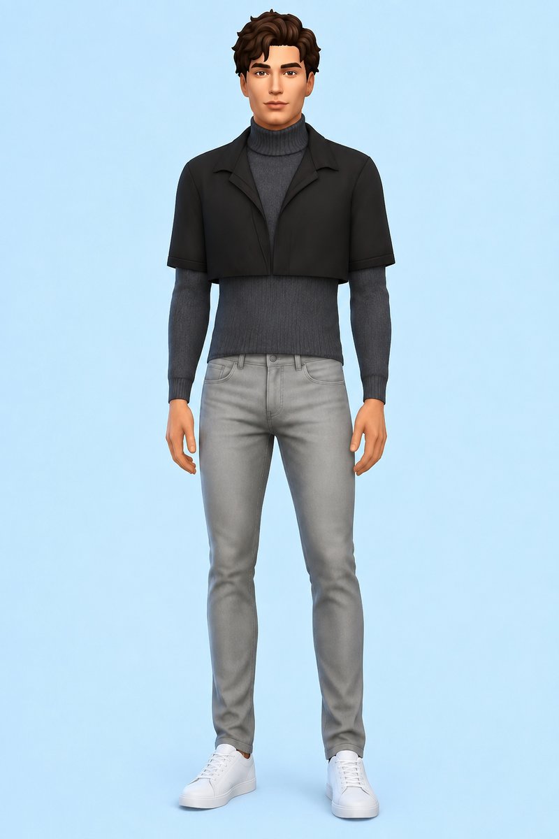 Cropped Shirt custom content (CC) for Sims 4 by marsmerizingsims