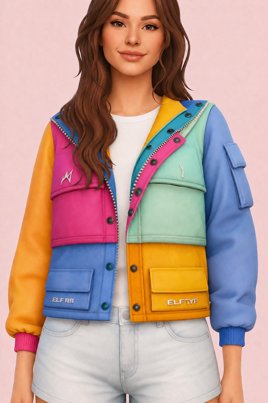 Hur Jacket custom content (CC) for Sims 4 by marsmerizingsims