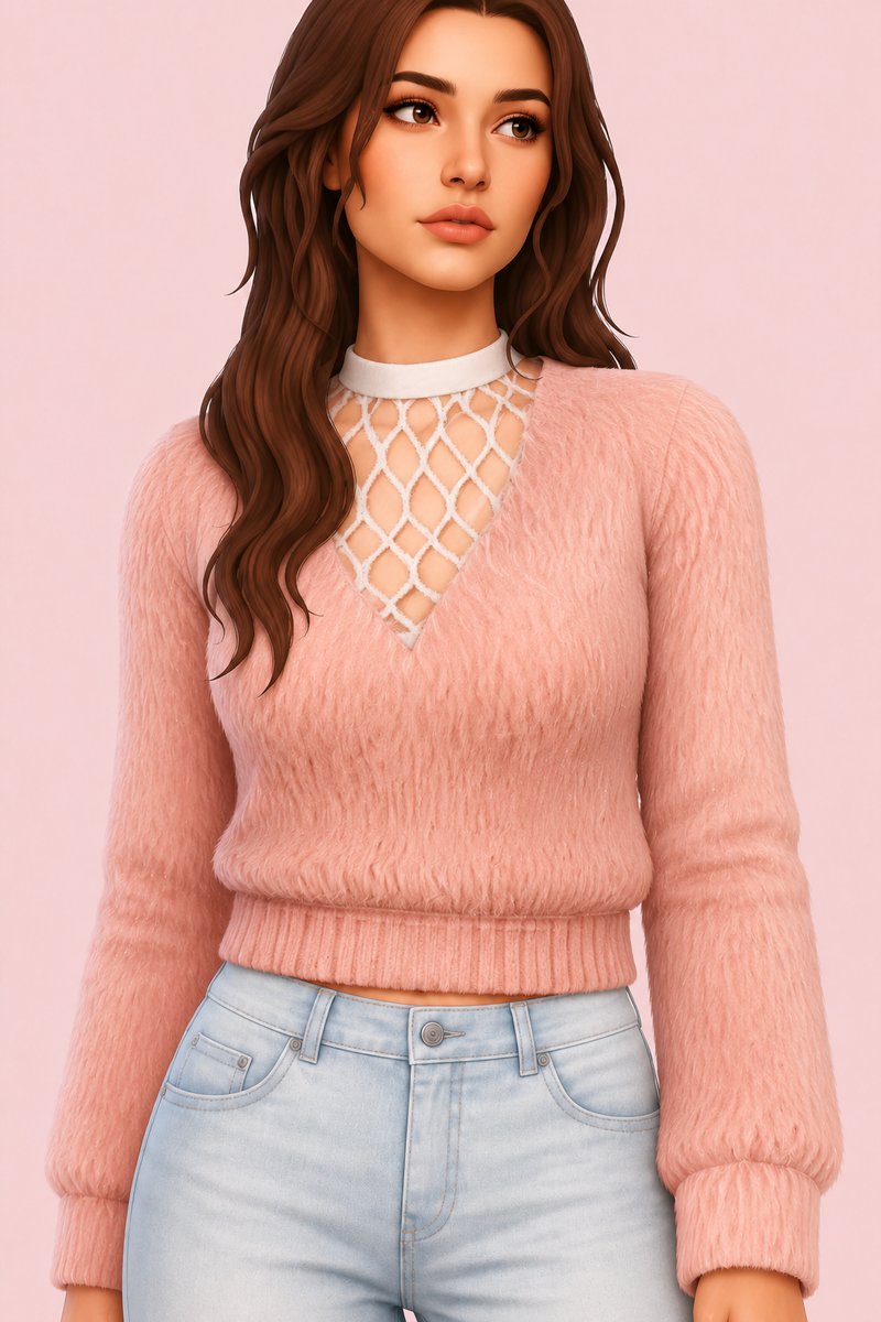 Kari Faux Fur custom content (CC) for Sims 4 by marsmerizingsims