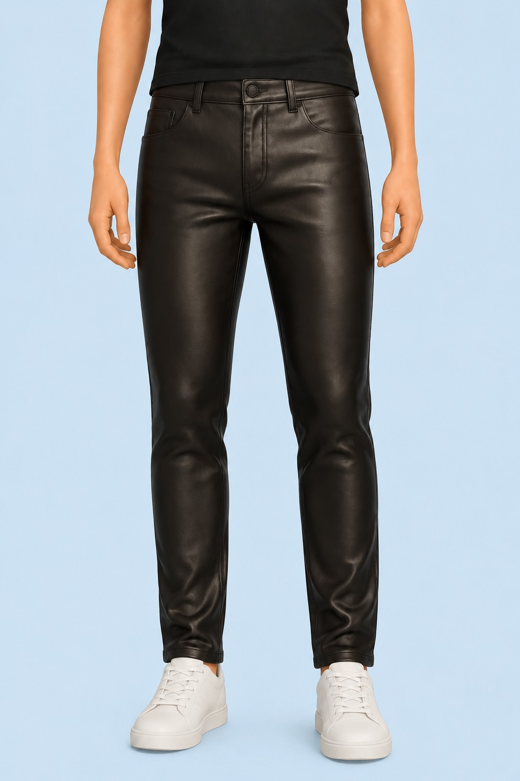 Wrenler Leather Pants custom content (CC) for Sims 4 by marsmerizingsims