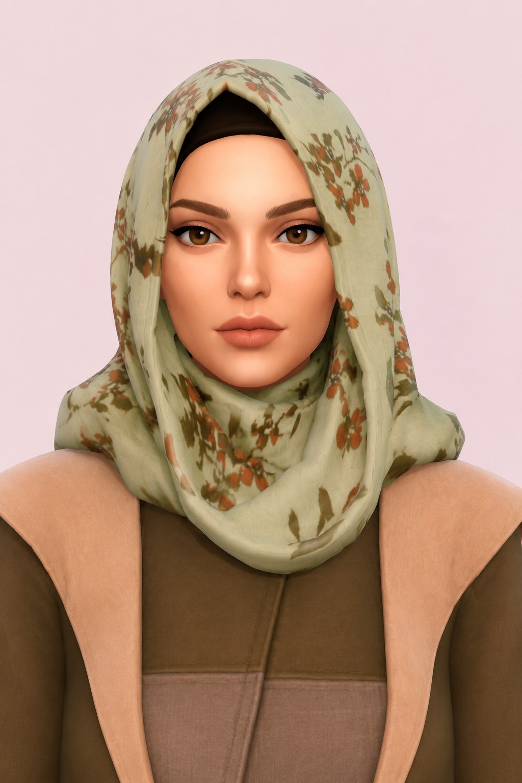Zara Hijab custom content (CC) for Sims 4 by marsmerizingsims