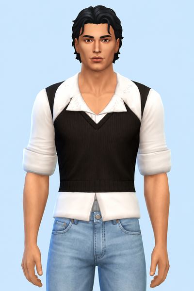 FINN Shirt custom content (CC) for Sims 4 by marsmerizingsims