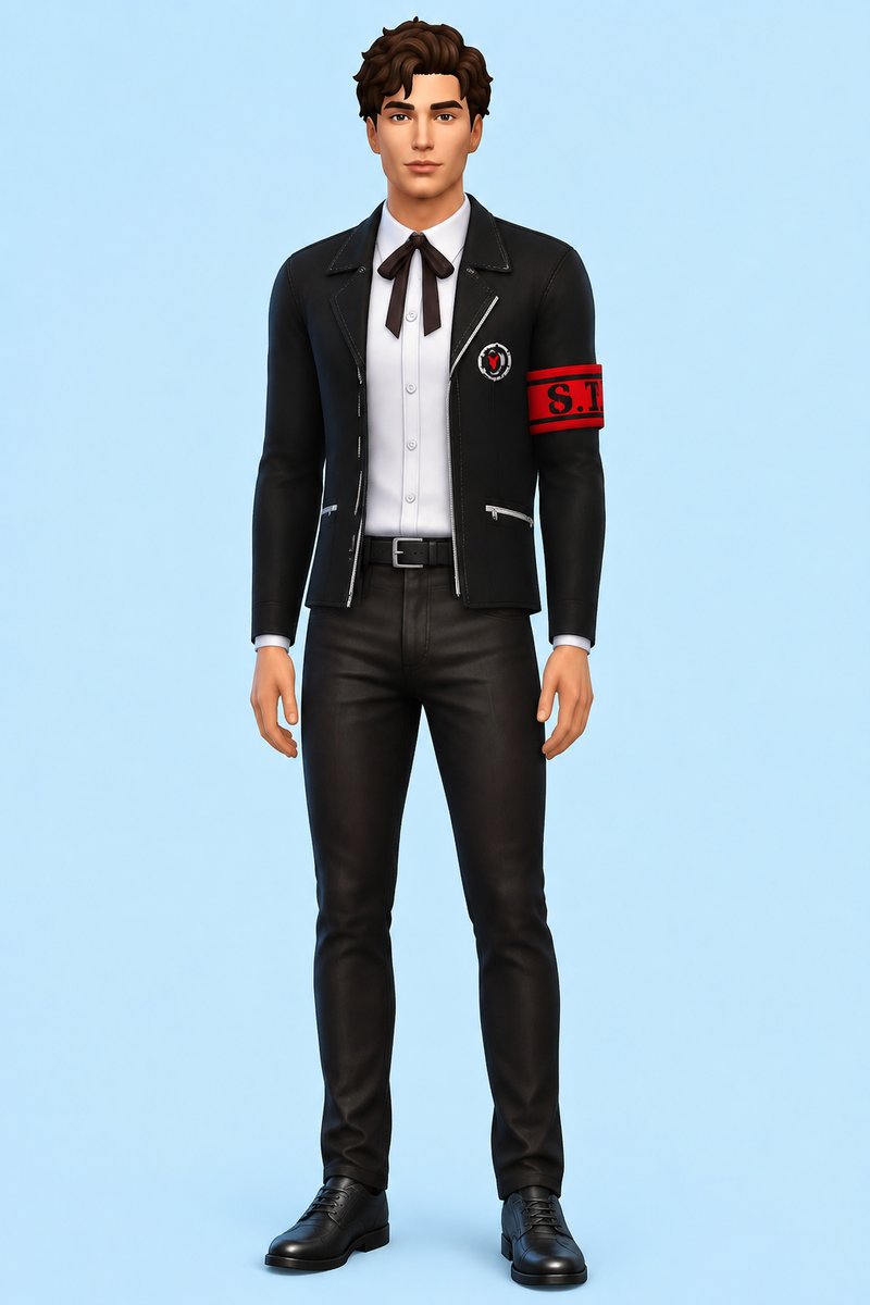 Yuki Uniform custom content (CC) for Sims 4 by marsmerizingsims