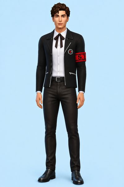 Yuki Uniform custom content (CC) for Sims 4 by marsmerizingsims
