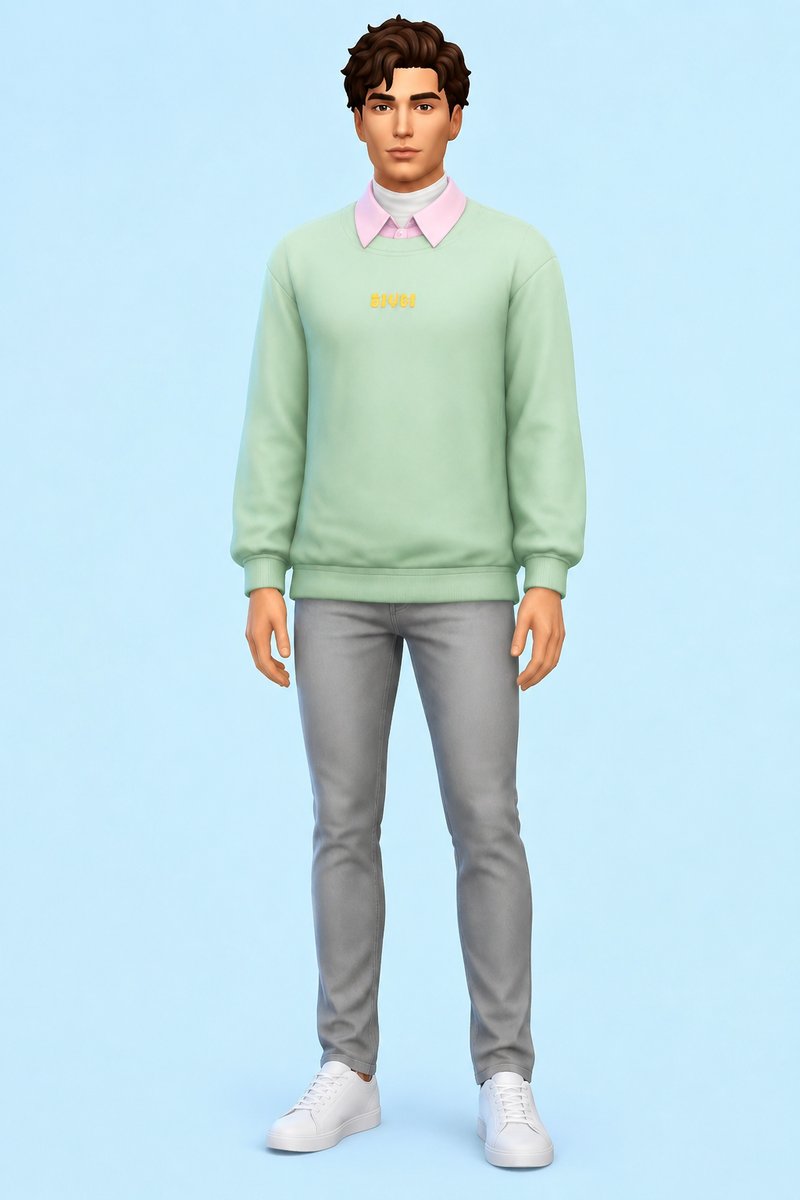 Sweet Boy Jumper (Public Release 9th Sep '22) custom content (CC) for Sims 4 by marsmerizingsims
