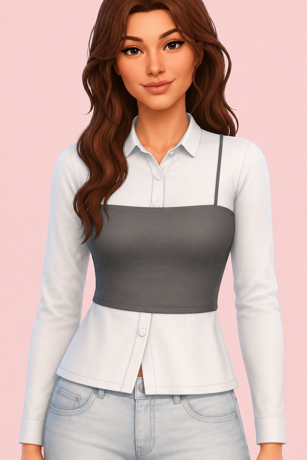 Trin Shirt custom content (CC) for Sims 4 by marsmerizingsims