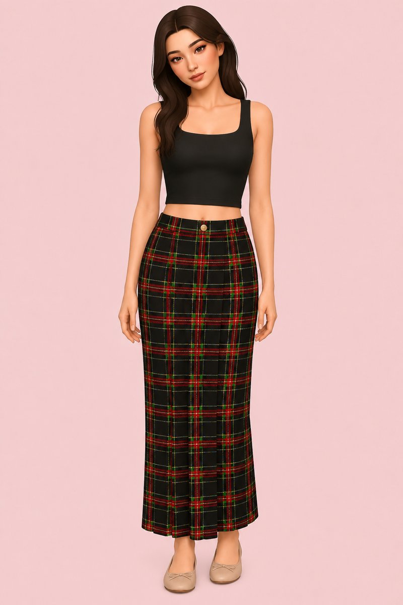 Persona Skirt custom content (CC) for Sims 4 by marsmerizingsims