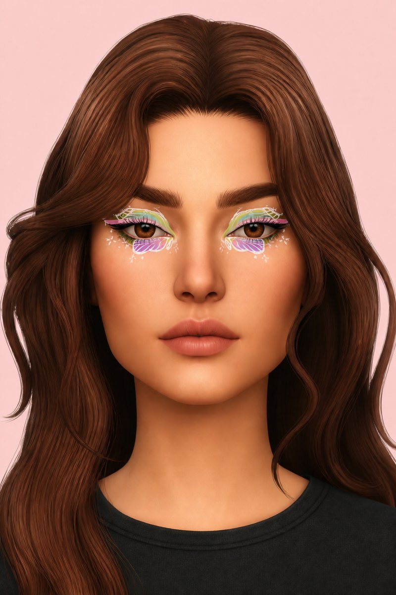Mayloetta 01 Eyeshadow custom content (CC) for Sims 4 by marsmerizingsims