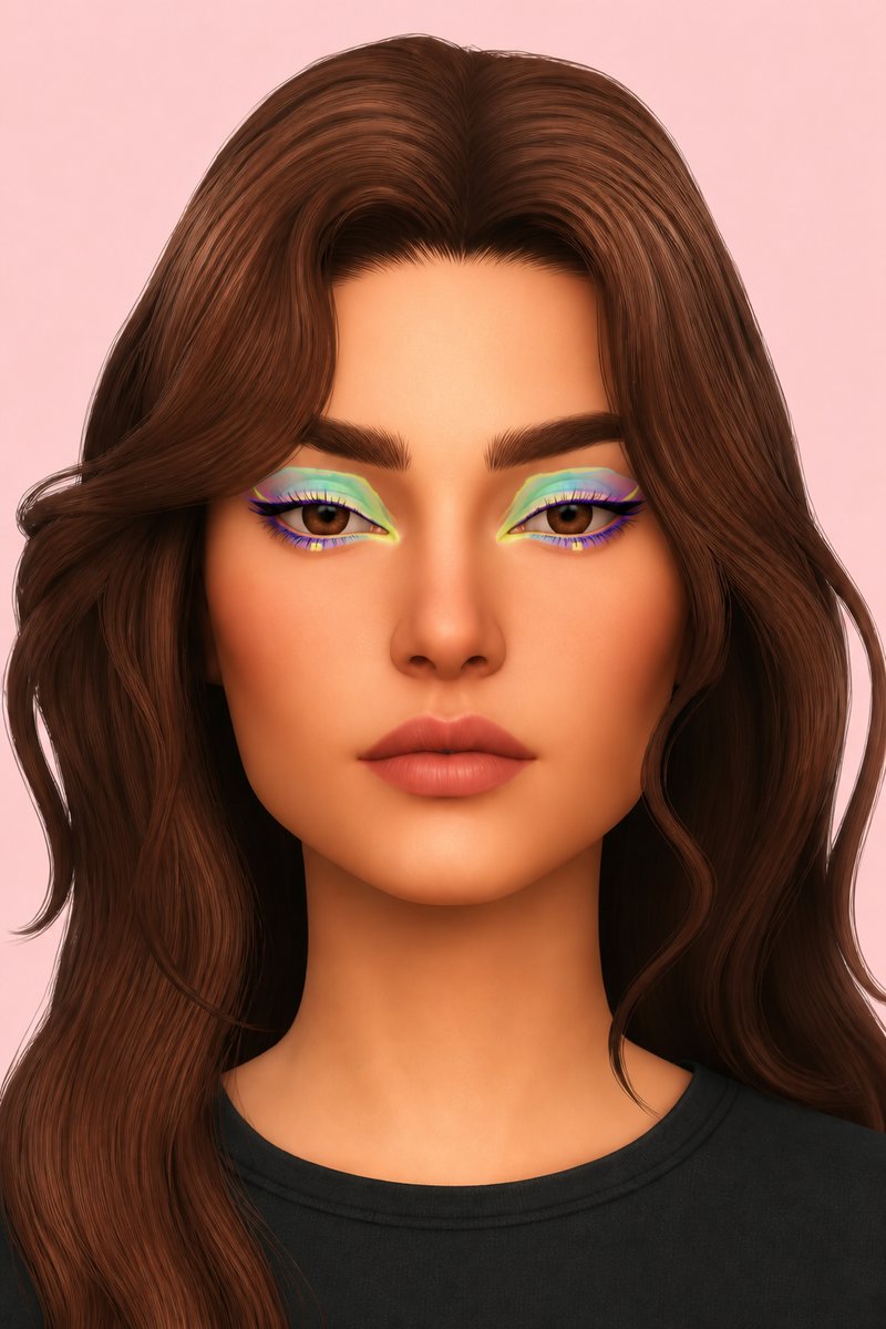Nabi Eyeshadow custom content (CC) for Sims 4 by marsmerizingsims