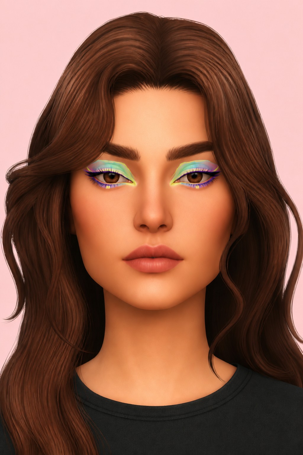 Nabi Eyeshadow custom content (CC) for Sims 4 by marsmerizingsims