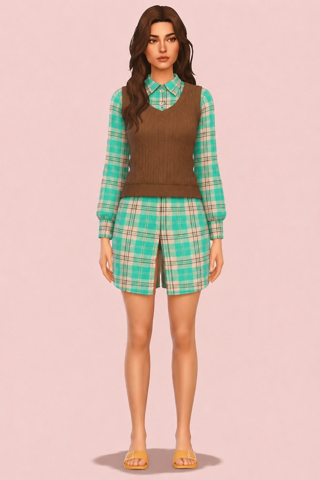 AMI Mid-Dress (PUBLIC DOWNLOAD) custom content (CC) for Sims 4 by marsmerizingsims