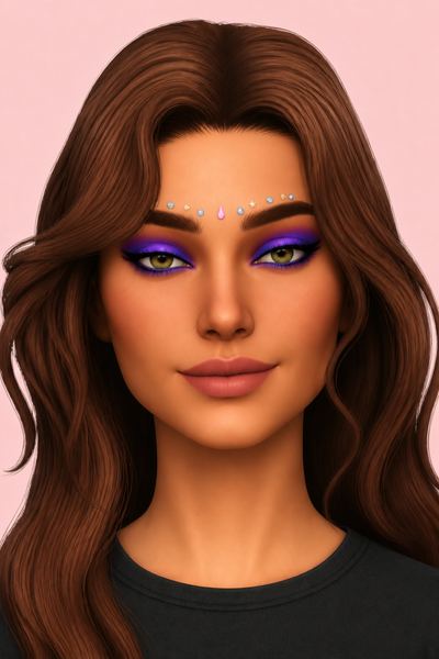 90s Crystle Eyeshadow for EVERYONE custom content (CC) for Sims 4 by marsmerizingsims