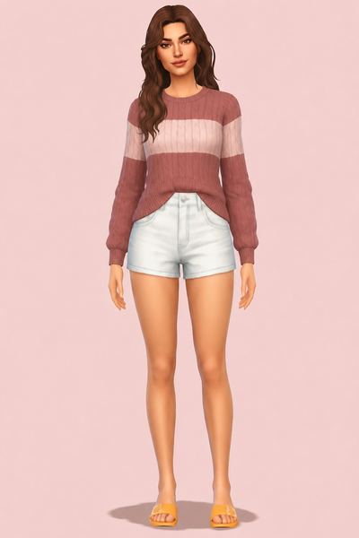 2nd Series: Stella Top custom content (CC) for Sims 4 by marsmerizingsims