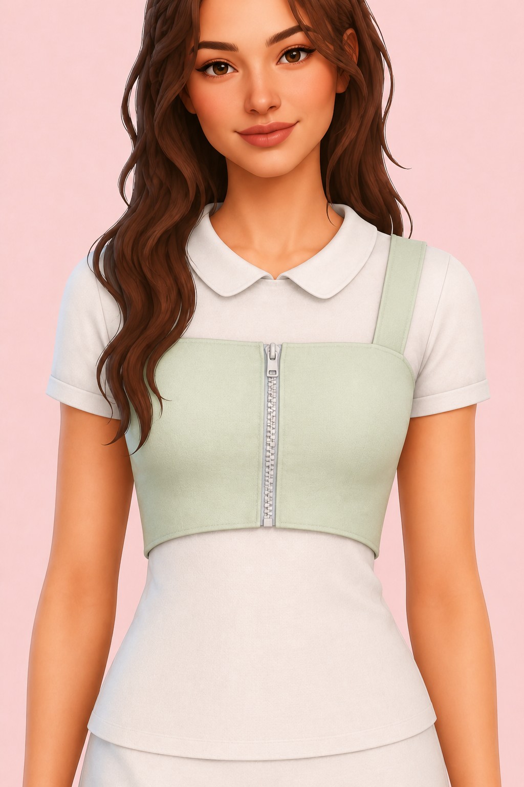 2nd Series Willow Top custom content (CC) for Sims 4 by marsmerizingsims