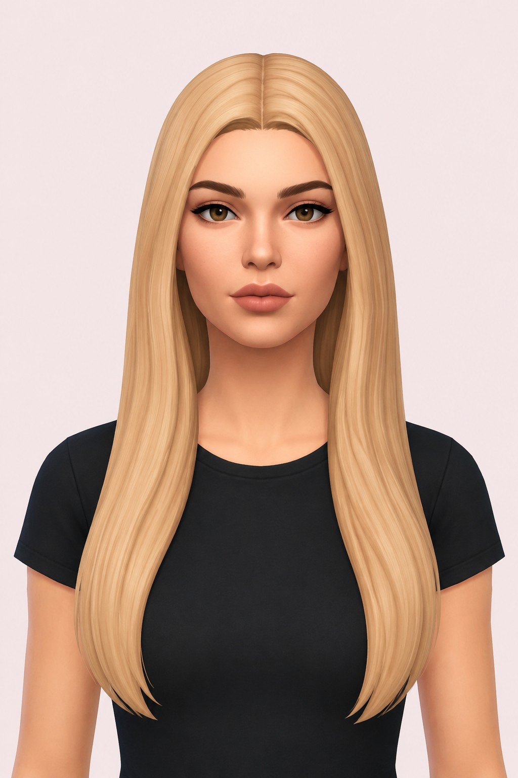 carmen hair custom content (CC) for Sims 4 by dogsill