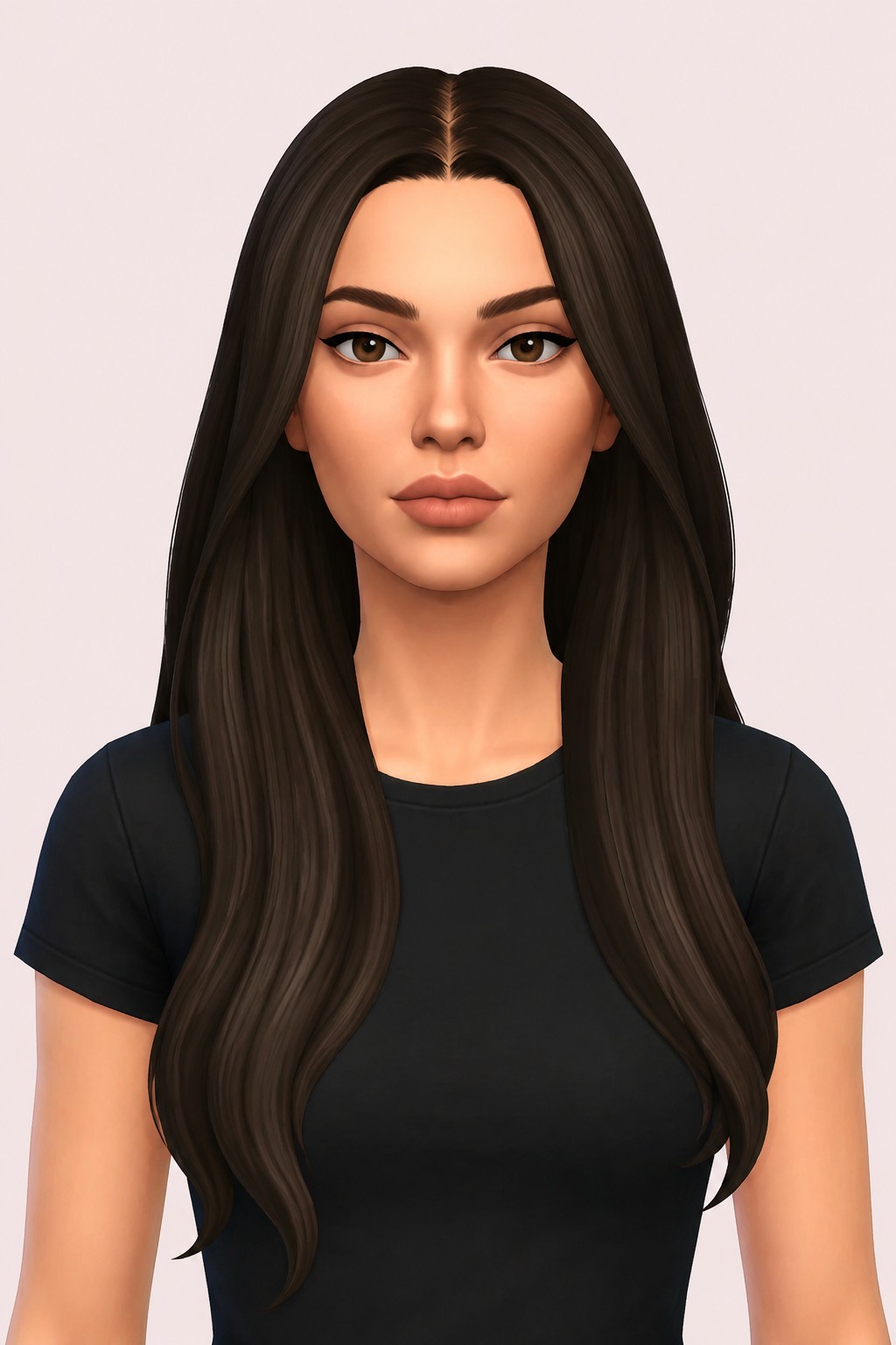 rage hair custom content (CC) for Sims 4 by dogsill