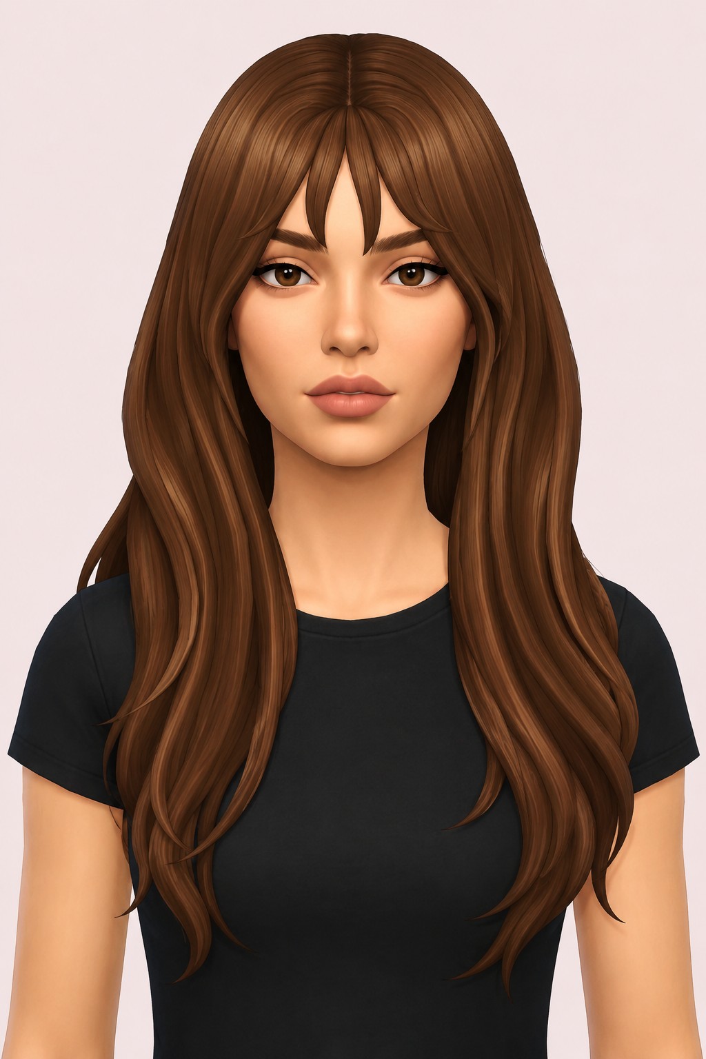 augusta hair custom content (CC) for Sims 4 by dogsill