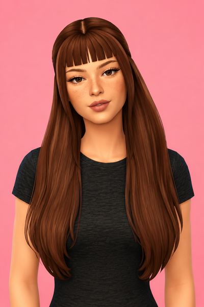 lillibeth hairs custom content (CC) for Sims 4 by dogsill