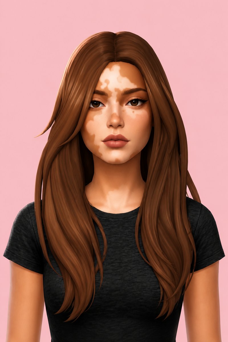 shayan hair custom content (CC) for Sims 4 by dogsill