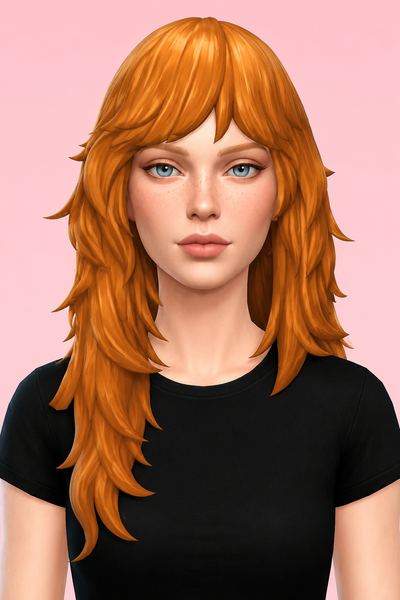 sawyer hair custom content (CC) for Sims 4 by dogsill