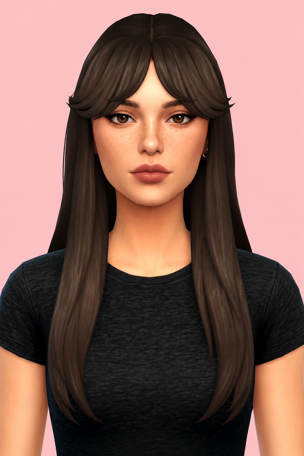 philomena hair custom content (CC) for Sims 4 by dogsill
