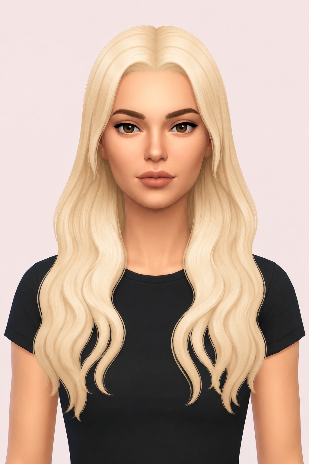 Prelude Hair custom content (CC) for Sims 4 by dogsill
